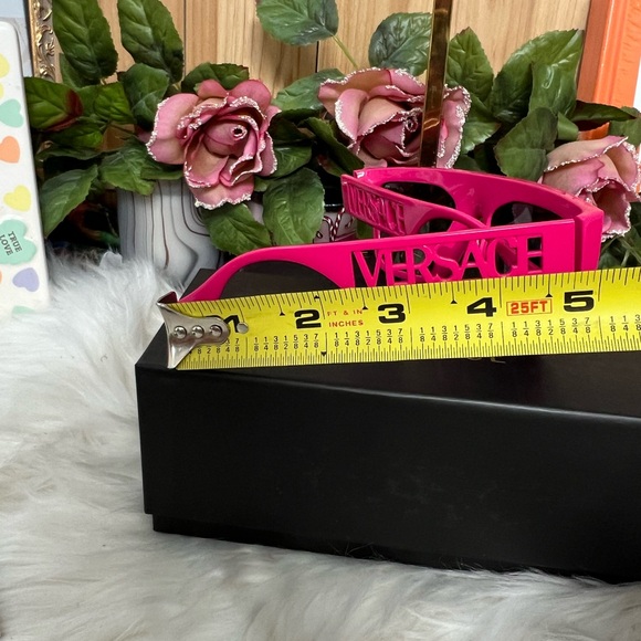 Versace Unisex Sunglasses in Hot Pink - Picture 11 of 12
